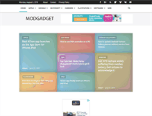 Tablet Screenshot of mod-gadget.com